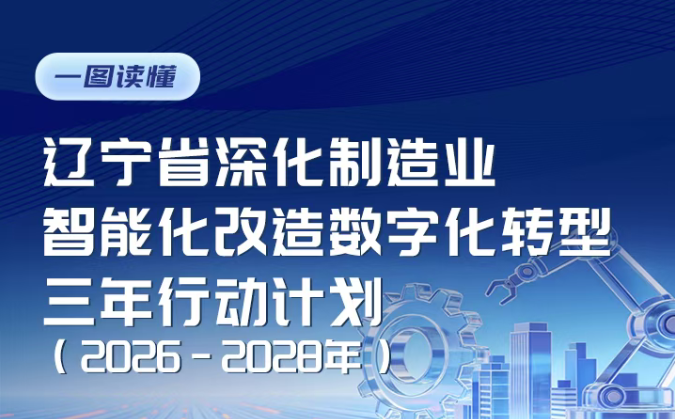 一图读懂 │ 《辽宁省深化制造业智能化改造数字化转型三年行动计划（2026－2028年）》